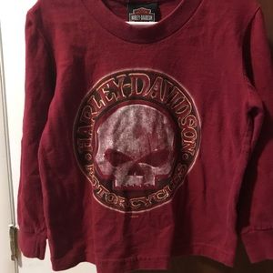 Toddler Harley Davidson LS tee 2T/3T